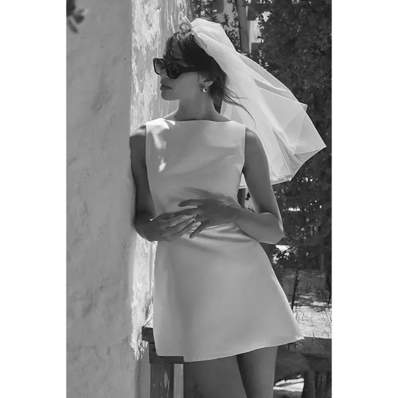 Reformation White Mini Dress - Picture 3 of 7